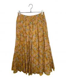 MARIHA（マリハ）の古着「MARIHA 草原の虹のスカート」｜イエロー