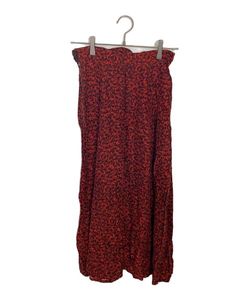 Y's（ワイズ）Y's (ワイズ) スカート レッド×ブラック サイズ:-の古着・服飾アイテム