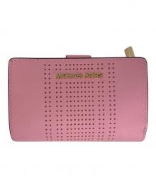 MICHAEL KORS（マイケル・コース）の古着「2つ折り財布」｜ピンク