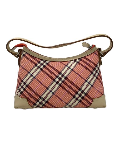 BURBERRY BLUE LABEL（バーバリーロンドンブルーレーベル）BURBERRY BLUE LABEL (バーバリーロンドンブルーレーベル) ハンドバッグ ピンクの古着・服飾アイテム