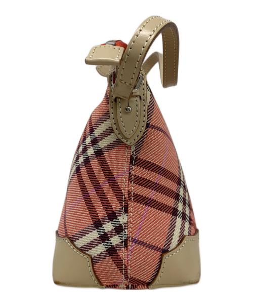 BURBERRY BLUE LABEL（バーバリーロンドンブルーレーベル）BURBERRY BLUE LABEL (バーバリーロンドンブルーレーベル) ハンドバッグ ピンクの古着・服飾アイテム