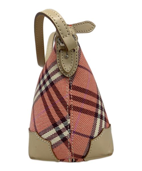 BURBERRY BLUE LABEL（バーバリーロンドンブルーレーベル）BURBERRY BLUE LABEL (バーバリーロンドンブルーレーベル) ハンドバッグ ピンクの古着・服飾アイテム