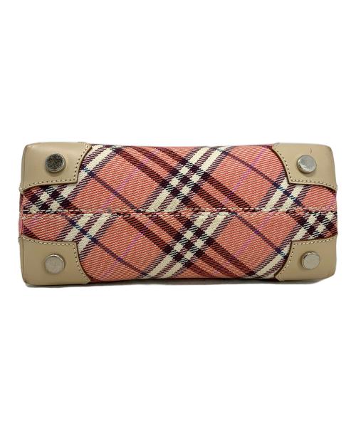 BURBERRY BLUE LABEL（バーバリーロンドンブルーレーベル）BURBERRY BLUE LABEL (バーバリーロンドンブルーレーベル) ハンドバッグ ピンクの古着・服飾アイテム
