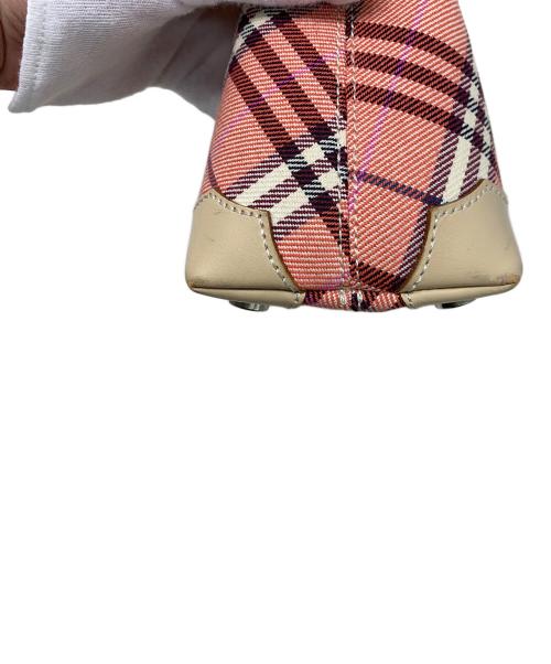 BURBERRY BLUE LABEL（バーバリーロンドンブルーレーベル）BURBERRY BLUE LABEL (バーバリーロンドンブルーレーベル) ハンドバッグ ピンクの古着・服飾アイテム