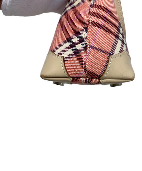 BURBERRY BLUE LABEL（バーバリーロンドンブルーレーベル）BURBERRY BLUE LABEL (バーバリーロンドンブルーレーベル) ハンドバッグ ピンクの古着・服飾アイテム