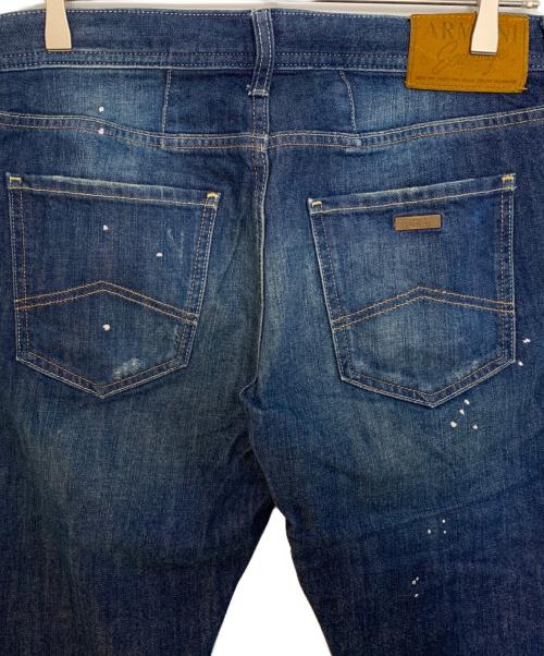 ARMANI EXCHANGE（アルマーニ エクスチェンジ）ARMANI EXCHANGE (アルマーニ エクスチェンジ) ARMANI EXCHANGE ペインターデニムパンツ ネイビー サイズ:30の古着・服飾アイテム
