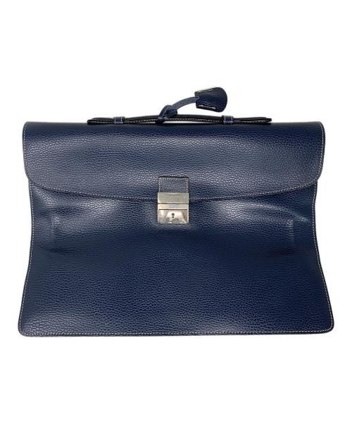 E.MARINELLA NAPOLI（マリネッラ ナポリ）E.MARINELLA NAPOLI (マリネッラ ナポリ) クラッチバッグ ネイビーの古着・服飾アイテム