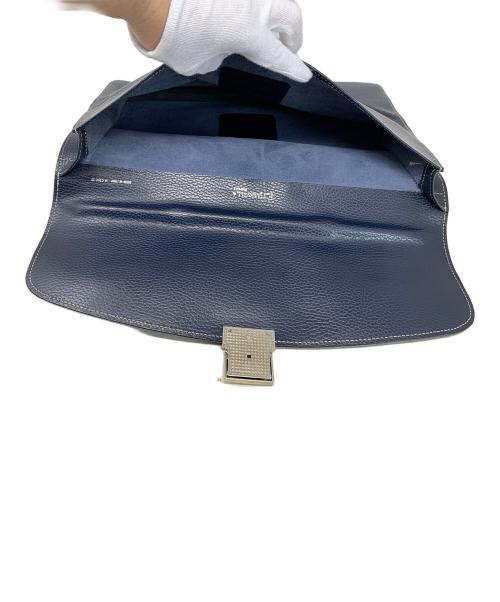 E.MARINELLA NAPOLI（マリネッラ ナポリ）E.MARINELLA NAPOLI (マリネッラ ナポリ) クラッチバッグ ネイビーの古着・服飾アイテム