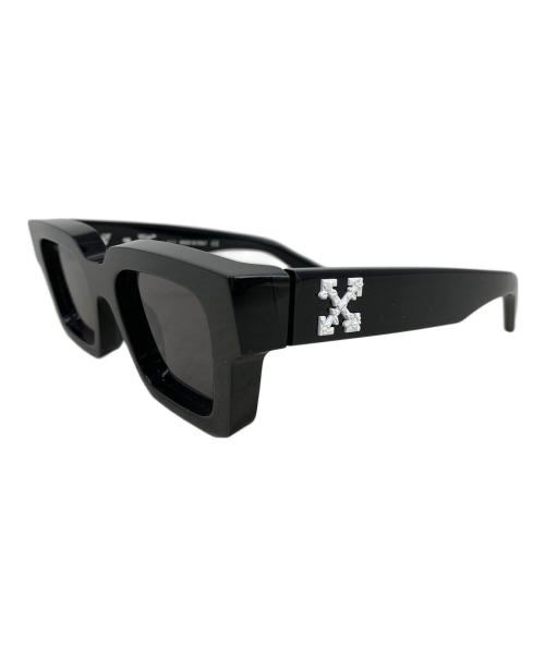 OFFWHITE（オフホワイト）OFFWHITE (オフホワイト) サングラス Virgil Sunglasses ブラックの古着・服飾アイテム