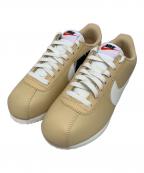 NIKEナイキ）の古着「NIKE コルテッツ スニーカー」｜ベージュ×ホワイト