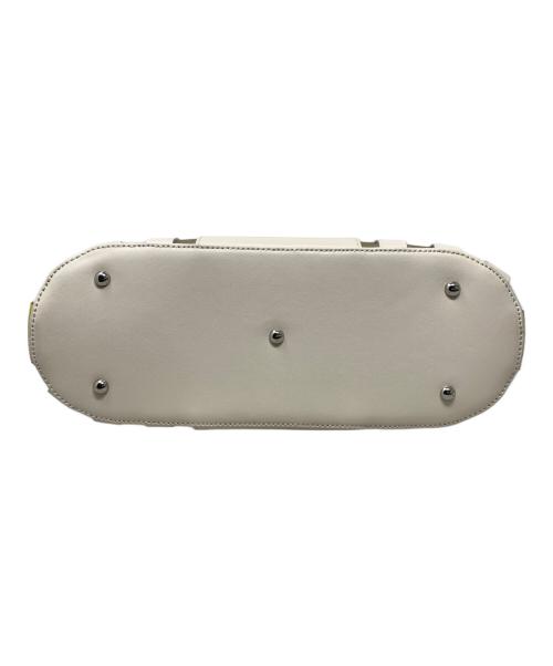 ESTINE（エスティーヌ）ESTINE (エスティーヌ) ESTINE トートバッグ ホワイト×イエローの古着・服飾アイテム