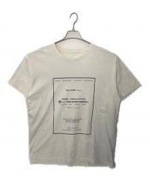 MM6 Maison Margiela（エムエムシックスメゾンマルジェラ）の古着「MM6 Maison Margiela CONSTRUCTION BIG Tee 18AW 半袖カットソー」｜ホワイト