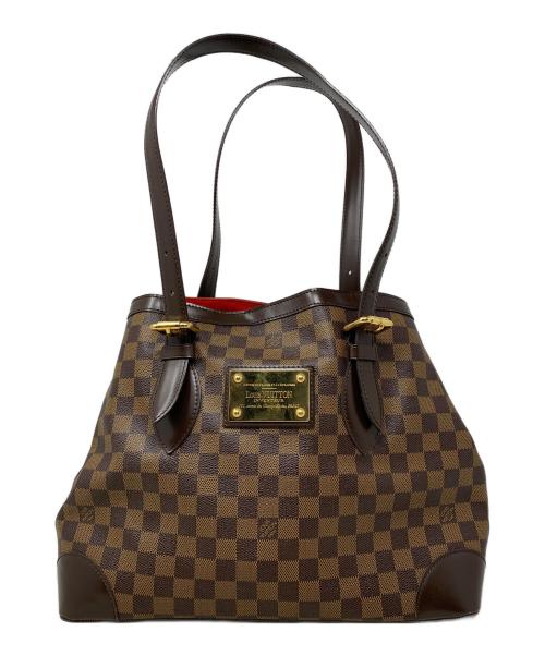 LOUIS VUITTON（ルイ ヴィトン）LOUIS VUITTON (ルイ ヴィトン) トートバッグ LOUIS VUITTON ダミエ ハムステッドMM ブラウンの古着・服飾アイテム