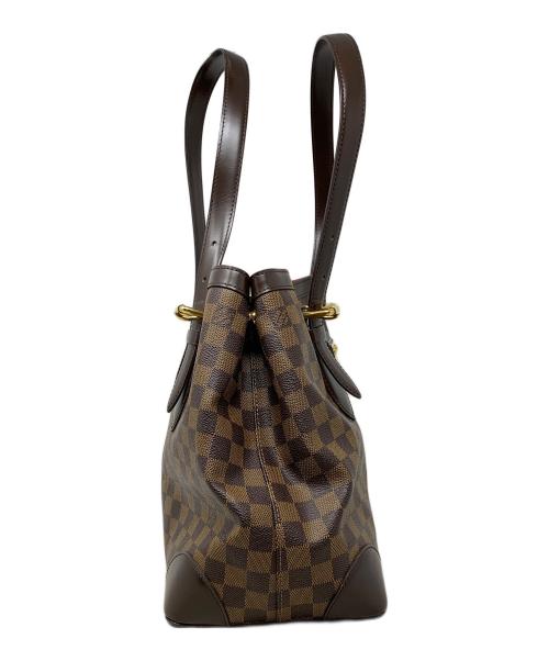LOUIS VUITTON（ルイ ヴィトン）LOUIS VUITTON (ルイ ヴィトン) トートバッグ LOUIS VUITTON ダミエ ハムステッドMM ブラウンの古着・服飾アイテム