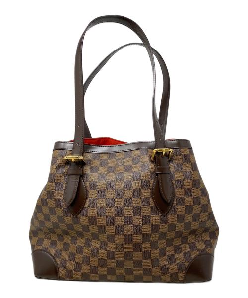LOUIS VUITTON（ルイ ヴィトン）LOUIS VUITTON (ルイ ヴィトン) トートバッグ LOUIS VUITTON ダミエ ハムステッドMM ブラウンの古着・服飾アイテム