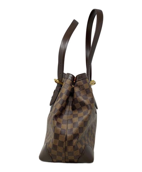 LOUIS VUITTON（ルイ ヴィトン）LOUIS VUITTON (ルイ ヴィトン) トートバッグ LOUIS VUITTON ダミエ ハムステッドMM ブラウンの古着・服飾アイテム