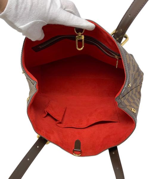 LOUIS VUITTON（ルイ ヴィトン）LOUIS VUITTON (ルイ ヴィトン) トートバッグ LOUIS VUITTON ダミエ ハムステッドMM ブラウンの古着・服飾アイテム