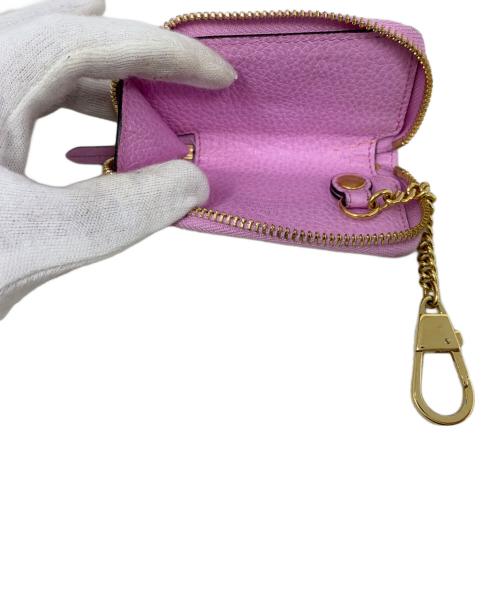 GUCCI（グッチ）GUCCI (グッチ) GUCCI GGマーモント ボスコ コインケース ピンクの古着・服飾アイテム