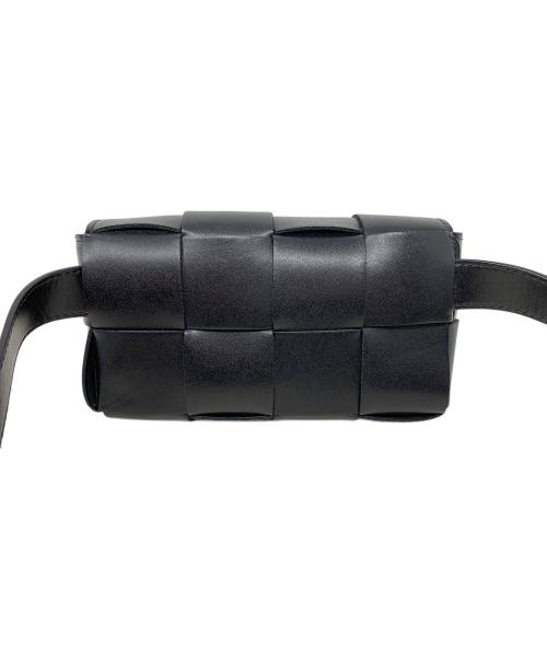 BOTTEGA VENETA（ボッテガベネタ）BOTTEGA VENETA (ボッテガベネタ) ウエストバッグ ブラックの古着・服飾アイテム