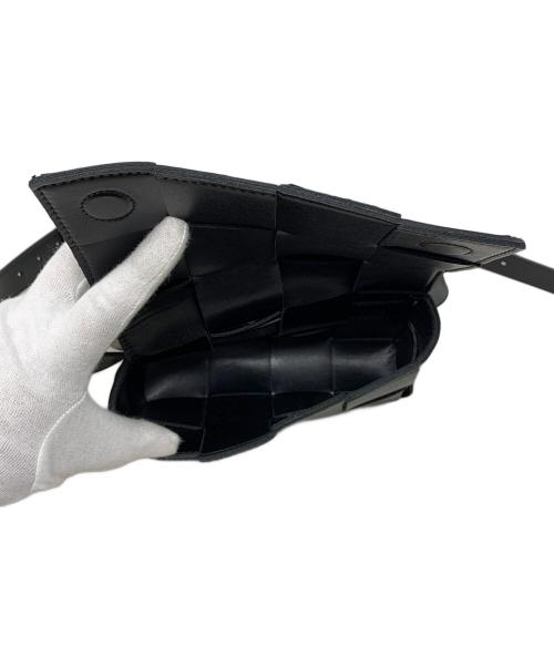 BOTTEGA VENETA（ボッテガベネタ）BOTTEGA VENETA (ボッテガベネタ) ウエストバッグ ブラックの古着・服飾アイテム