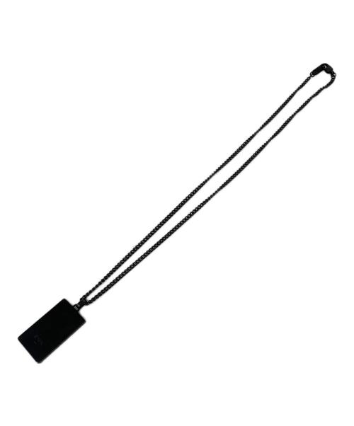 EMPORIO ARMANI（エンポリオアルマーニ）EMPORIO ARMANI (エンポリオアルマーニ) ネックレス ブラックの古着・服飾アイテム