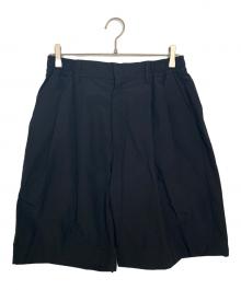 stein（シュタイン）の古着「stein WINDBREAKER WIDE EASY SHORT TROUSERS」｜ブラック