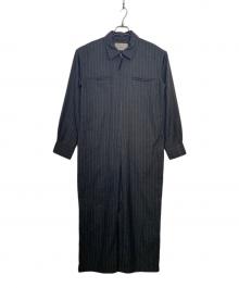 TODAYFUL（トゥデイフル）の古着「TODAYFUL Stripe Zip Combinaison」｜グレー