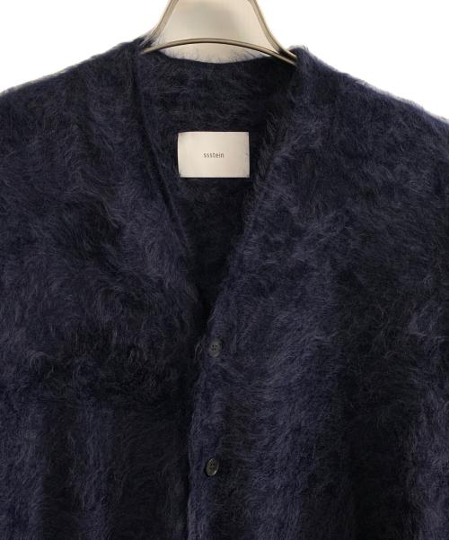 ssstein（シュタイン）ssstein (シュタイン) ssstein Cotton Cashmere Knit Cardigan 厚手カーディガン ネイビー サイズ:Sの古着・服飾アイテム