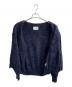中古・古着 ssstein (シュタイン) ssstein Cotton Cashmere Knit Cardigan 厚手カーディガン ネイビー サイズ:S：20000円