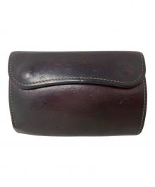 WILDSWANS（ワイルドスワンズ）の古着「WILDSWANS ENO 3つ折り財布」｜ダークブラウン