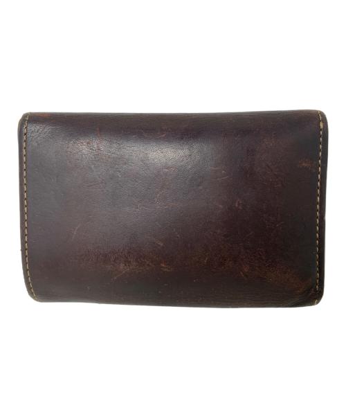 WILDSWANS（ワイルドスワンズ）WILDSWANS (ワイルドスワンズ) WILDSWANS ENO 3つ折り財布 ダークブラウンの古着・服飾アイテム