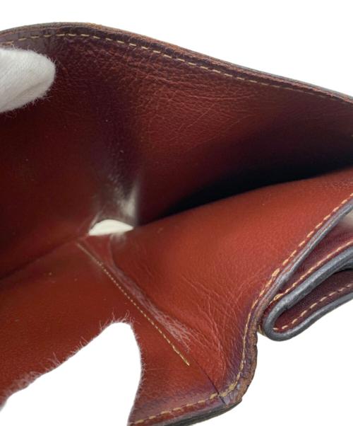 WILDSWANS（ワイルドスワンズ）WILDSWANS (ワイルドスワンズ) WILDSWANS ENO 3つ折り財布 ダークブラウンの古着・服飾アイテム