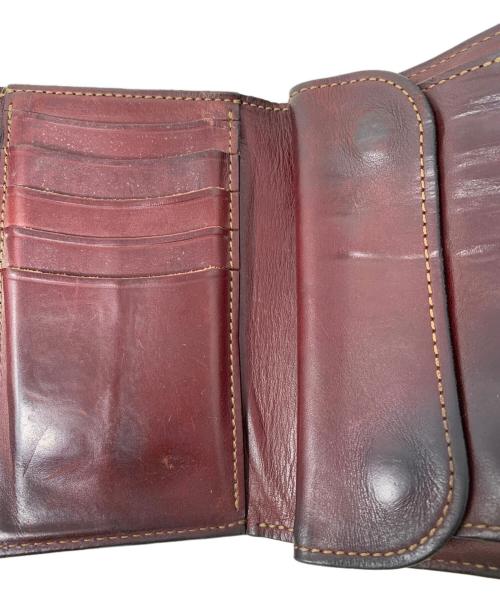 WILDSWANS（ワイルドスワンズ）WILDSWANS (ワイルドスワンズ) WILDSWANS ENO 3つ折り財布 ダークブラウンの古着・服飾アイテム