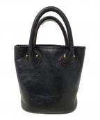 JUNKYSTYLEジャンキースタイル）の古着「junkystyle レザーミニトートバッグ」｜ブラック