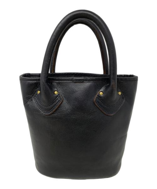 JUNKYSTYLE（ジャンキースタイル）junkystyle (ジャンキースタイル) junkystyle レザーミニトートバッグ ブラックの古着・服飾アイテム