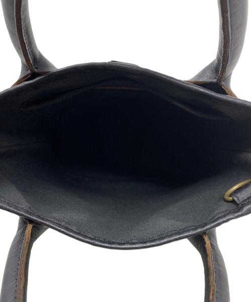 JUNKYSTYLE（ジャンキースタイル）junkystyle (ジャンキースタイル) junkystyle レザーミニトートバッグ ブラックの古着・服飾アイテム