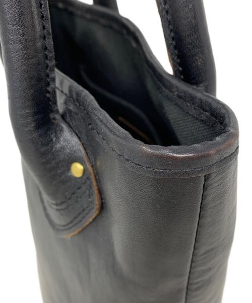 JUNKYSTYLE（ジャンキースタイル）junkystyle (ジャンキースタイル) junkystyle レザーミニトートバッグ ブラックの古着・服飾アイテム