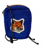 maison kitsuneメゾンキツネ）の古着「MAISON KITSUNE ショルダーポーチ」｜ブルー