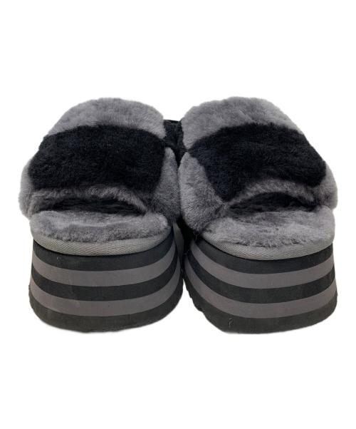 UGG（アグ）UGG (アグ) UGG ファーサンダル グレー サイズ:26㎝の古着・服飾アイテム
