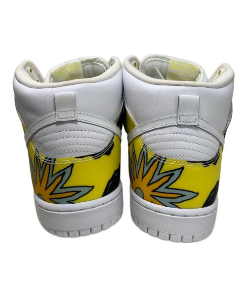 NIKE（ナイキ）NIKE (ナイキ) DE LA SOUL (デラソウル) NIKE DE LA SOUL DUNK HIGH ハイカットスニーカー ホワイト×イエロー サイズ:28.5cmの古着・服飾アイテム