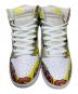 中古・古着 NIKE (ナイキ) DE LA SOUL (デラソウル) NIKE DE LA SOUL DUNK HIGH ハイカットスニーカー ホワイト×イエロー サイズ:28.5cm：10000円