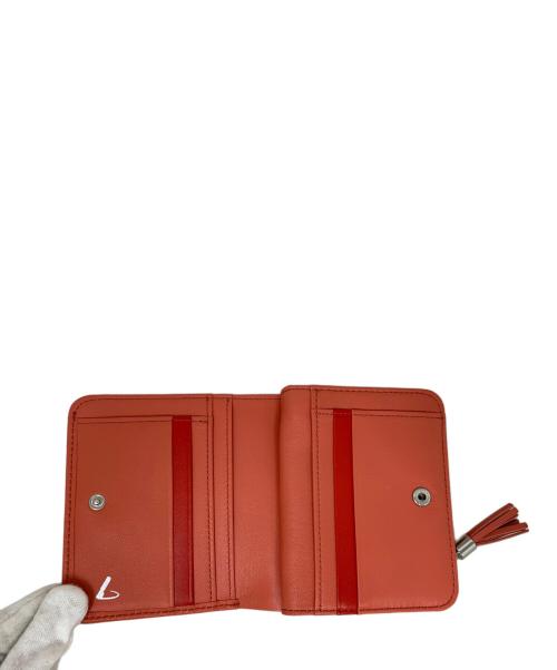 土屋鞄（ツチヤカバン）土屋鞄 (ツチヤカバン) 土屋鞄 フリンジスモールウォレット ピンクの古着・服飾アイテム