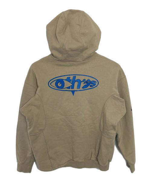 NIKE（ナイキ）NIKE (ナイキ) OFFWHITE (オフホワイト) プルオーバーパーカー ベージュ サイズ:Mの古着・服飾アイテム