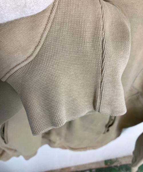 NIKE（ナイキ）NIKE (ナイキ) OFFWHITE (オフホワイト) プルオーバーパーカー ベージュ サイズ:Mの古着・服飾アイテム