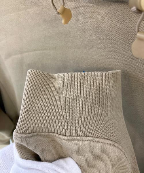 NIKE（ナイキ）NIKE (ナイキ) OFFWHITE (オフホワイト) プルオーバーパーカー ベージュ サイズ:Mの古着・服飾アイテム