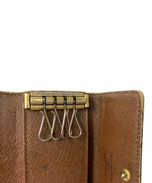 LOUIS VUITTON（ルイ ヴィトン）LOUIS VUITTON (ルイ ヴィトン) LOUIS VUITTON モノグラム ミュルティクレ 4 キーケース ブラウンの古着・服飾アイテム