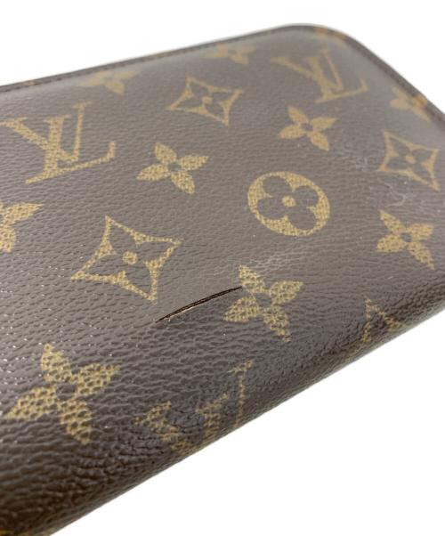 LOUIS VUITTON（ルイ ヴィトン）LOUIS VUITTON (ルイ ヴィトン) 草間彌生 (クサマヤヨイ) LOUIS VUITTON 草間彌生 モノグラム アンソリット 長財布 ブラウン×レッドの古着・服飾アイテム