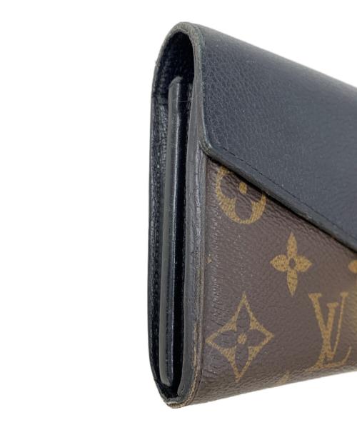 LOUIS VUITTON（ルイ ヴィトン）LOUIS VUITTON (ルイ ヴィトン) LOUIS VUITTON モノグラム ポルトフォイユ・パラス 長財布 ブラック×ブラウンの古着・服飾アイテム
