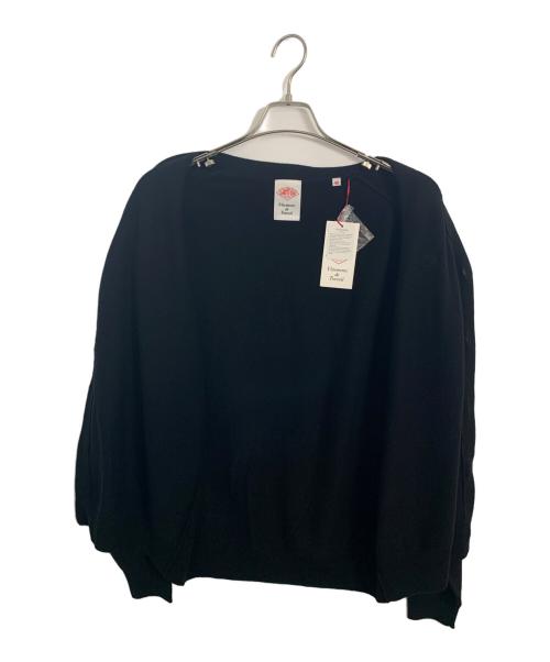 DANTON（ダントン）DANTON (ダントン) DANTON 厚手カーディガン ブラック サイズ:40 未使用品の古着・服飾アイテム