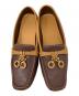 中古・古着 LOUIS VUITTON (ルイ ヴィトン) LOUIS VUITTON モノグラムフラワー INTREPIDE LOAFER  モカシンシューズ ブラウン サイズ:M：15000円